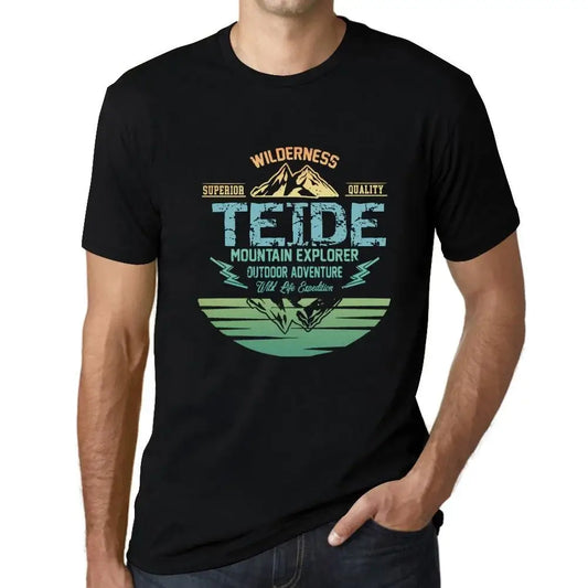 Men's Graphic T-Shirt Outdoor Adventure, Wilderness, Mountain Explorer Teide Eco-Friendly Limited Edition Short Sleeve Tee-Shirt Vintage Birthday Gift Novelty
