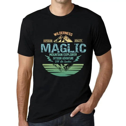 Men's Graphic T-Shirt Outdoor Adventure, Wilderness, Mountain Explorer Maglic Eco-Friendly Limited Edition Short Sleeve Tee-Shirt Vintage Birthday Gift Novelty