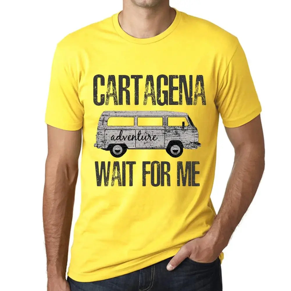 Men's Graphic T-Shirt Adventure Wait For Me In Cartagena Eco-Friendly Limited Edition Short Sleeve Tee-Shirt Vintage Birthday Gift Novelty