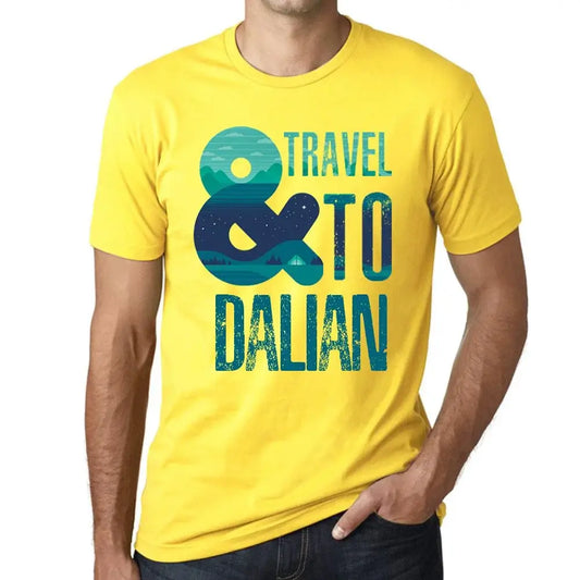 Men's Graphic T-Shirt And Travel To Dalian Eco-Friendly Limited Edition Short Sleeve Tee-Shirt Vintage Birthday Gift Novelty