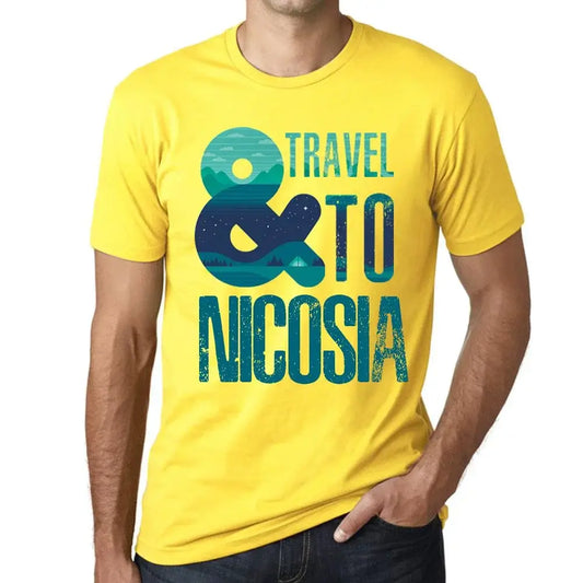 Men's Graphic T-Shirt And Travel To Nicosia Eco-Friendly Limited Edition Short Sleeve Tee-Shirt Vintage Birthday Gift Novelty