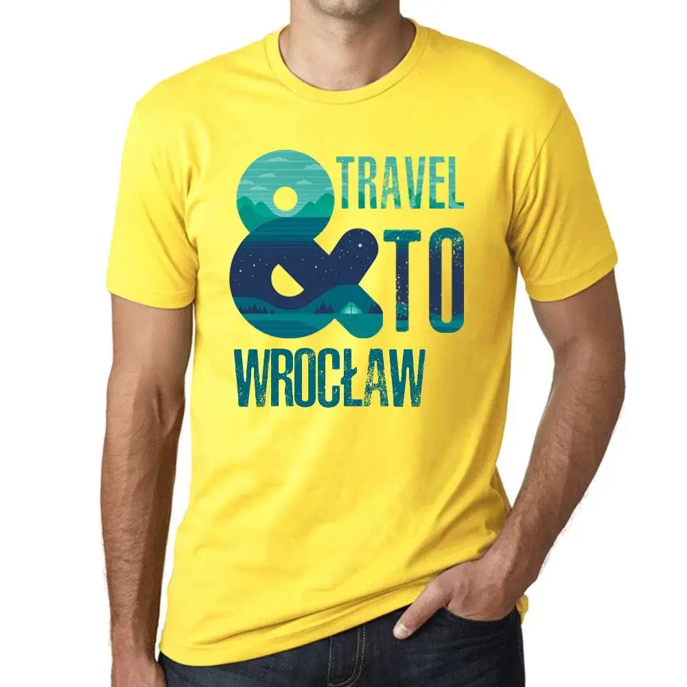 Men's Graphic T-Shirt And Travel To Wrocław Eco-Friendly Limited Edition Short Sleeve Tee-Shirt Vintage Birthday Gift Novelty