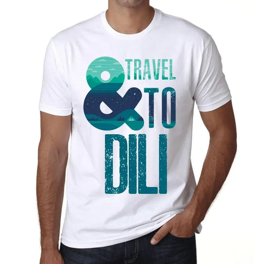 Men's Graphic T-Shirt And Travel To Dili Eco-Friendly Limited Edition Short Sleeve Tee-Shirt Vintage Birthday Gift Novelty
