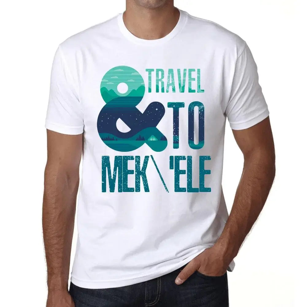 Men's Graphic T-Shirt And Travel To Mek'ele Eco-Friendly Limited Edition Short Sleeve Tee-Shirt Vintage Birthday Gift Novelty