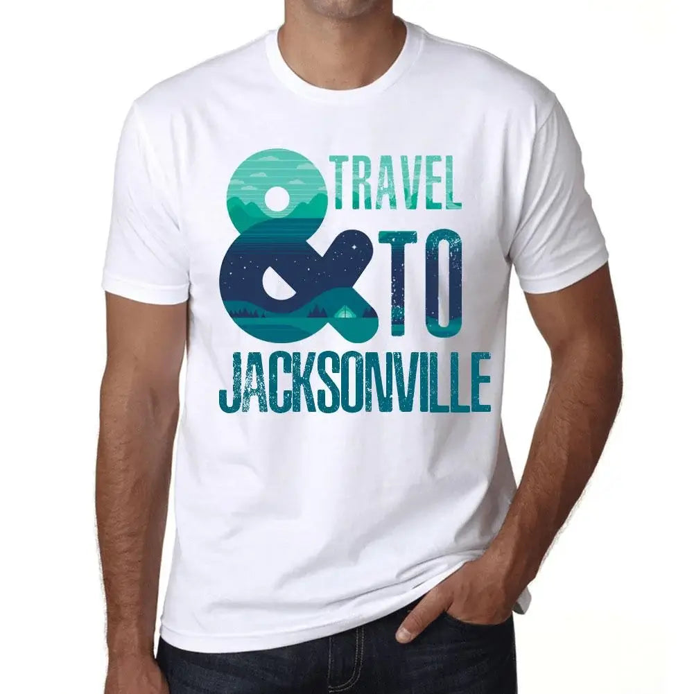 Men's Graphic T-Shirt And Travel To Jacksonville Eco-Friendly Limited Edition Short Sleeve Tee-Shirt Vintage Birthday Gift Novelty