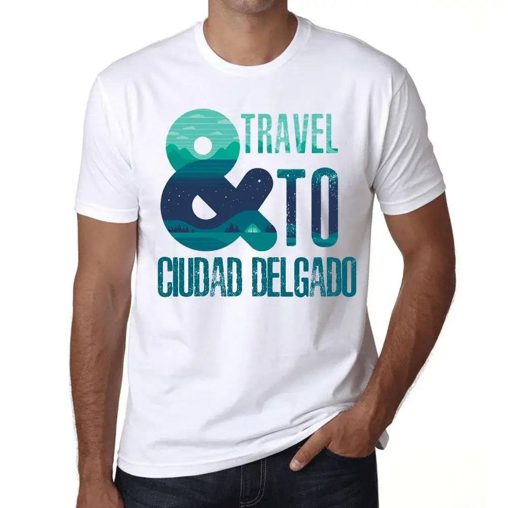 Men's Graphic T-Shirt And Travel To Ciudad Delgado Eco-Friendly Limited Edition Short Sleeve Tee-Shirt Vintage Birthday Gift Novelty