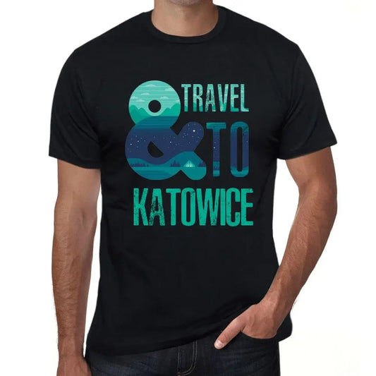 Men's Graphic T-Shirt And Travel To Katowice Eco-Friendly Limited Edition Short Sleeve Tee-Shirt Vintage Birthday Gift Novelty