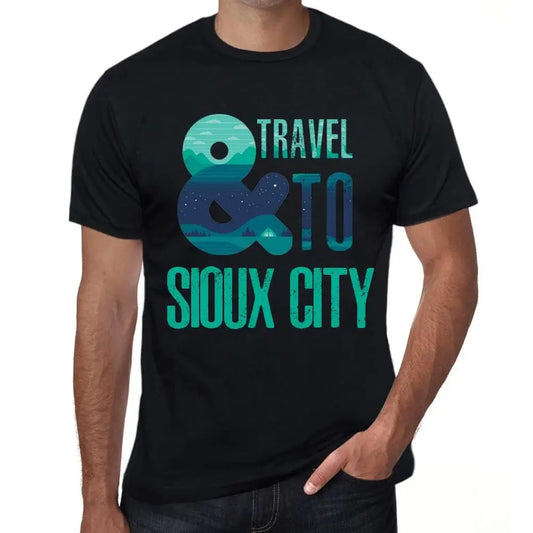Men's Graphic T-Shirt And Travel To Sioux City Eco-Friendly Limited Edition Short Sleeve Tee-Shirt Vintage Birthday Gift Novelty