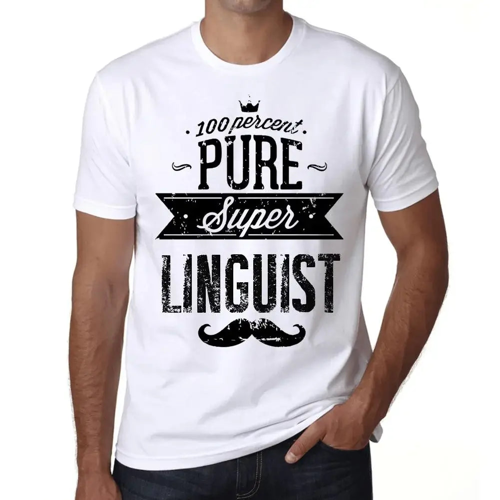 Men's Graphic T-Shirt 100% Pure Super Linguist Eco-Friendly Limited Edition Short Sleeve Tee-Shirt Vintage Birthday Gift Novelty