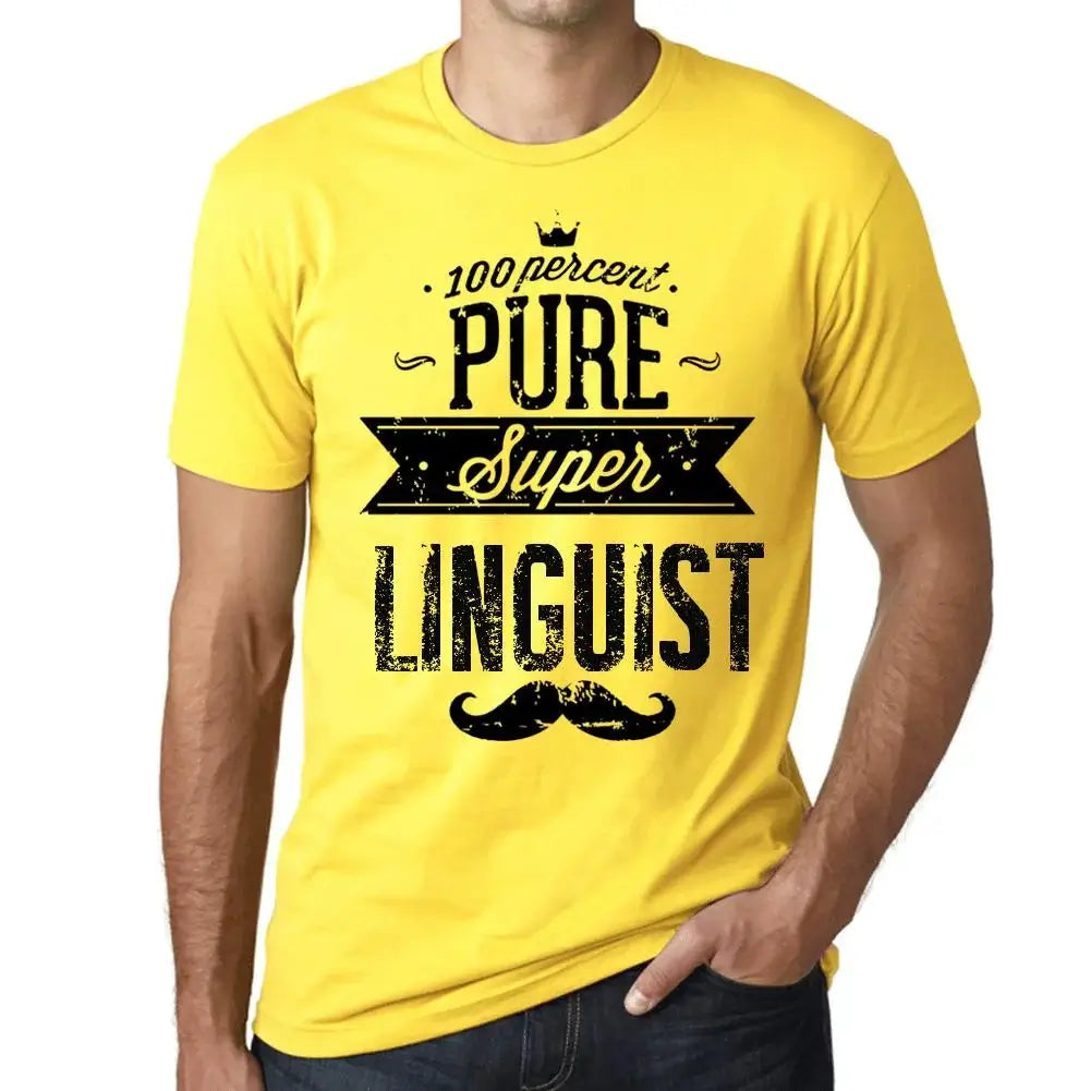 Men's Graphic T-Shirt 100% Pure Super Linguist Eco-Friendly Limited Edition Short Sleeve Tee-Shirt Vintage Birthday Gift Novelty