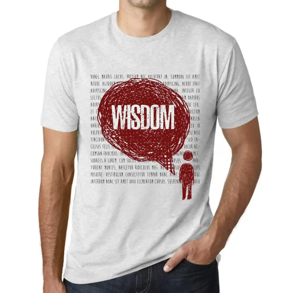 Men's Graphic T-Shirt Thoughts Wisdom Eco-Friendly Limited Edition Short Sleeve Tee-Shirt Vintage Birthday Gift Novelty