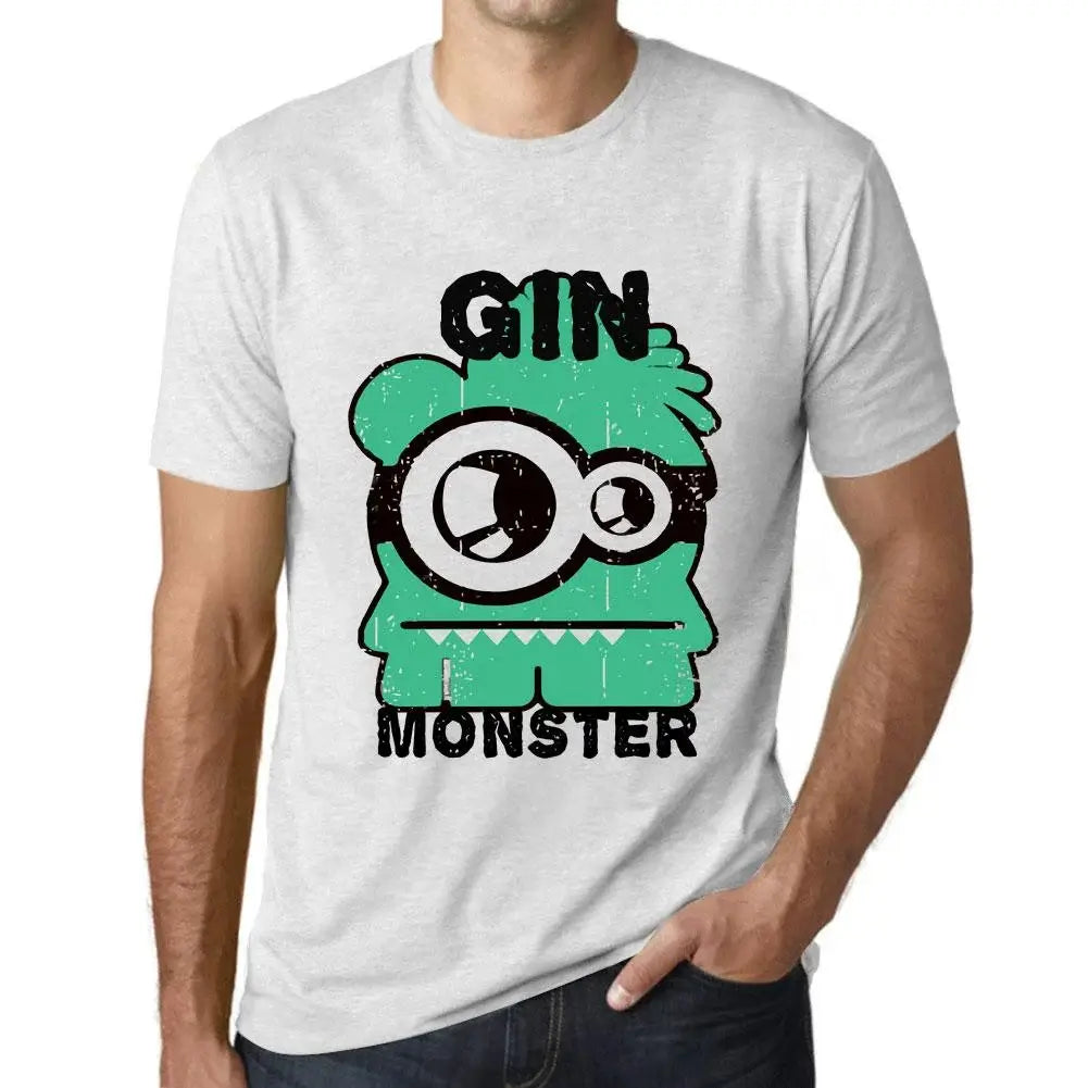 Men's Graphic T-Shirt Gin Monster Eco-Friendly Limited Edition Short Sleeve Tee-Shirt Vintage Birthday Gift Novelty