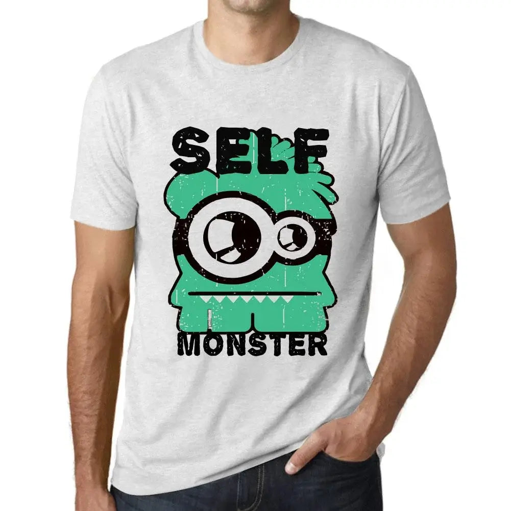 Men's Graphic T-Shirt Self Monster Eco-Friendly Limited Edition Short Sleeve Tee-Shirt Vintage Birthday Gift Novelty