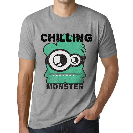 Men's Graphic T-Shirt Chilling Monster Eco-Friendly Limited Edition Short Sleeve Tee-Shirt Vintage Birthday Gift Novelty