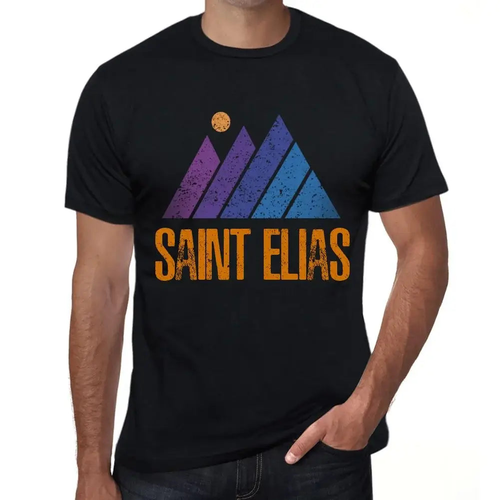 Men's Graphic T-Shirt Mountain Saint Elias Eco-Friendly Limited Edition Short Sleeve Tee-Shirt Vintage Birthday Gift Novelty
