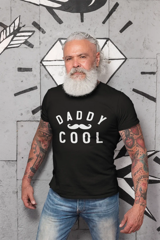 Homme T-Shirt Graphique Imprimé Vintage Tee Daddy Cool Noir Profond