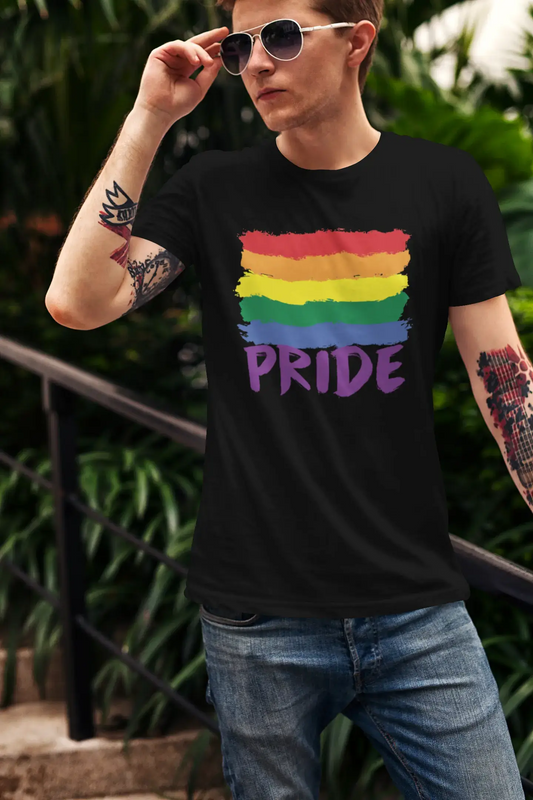 Men's Graphic T-Shirt LGBT Pride Deep Black