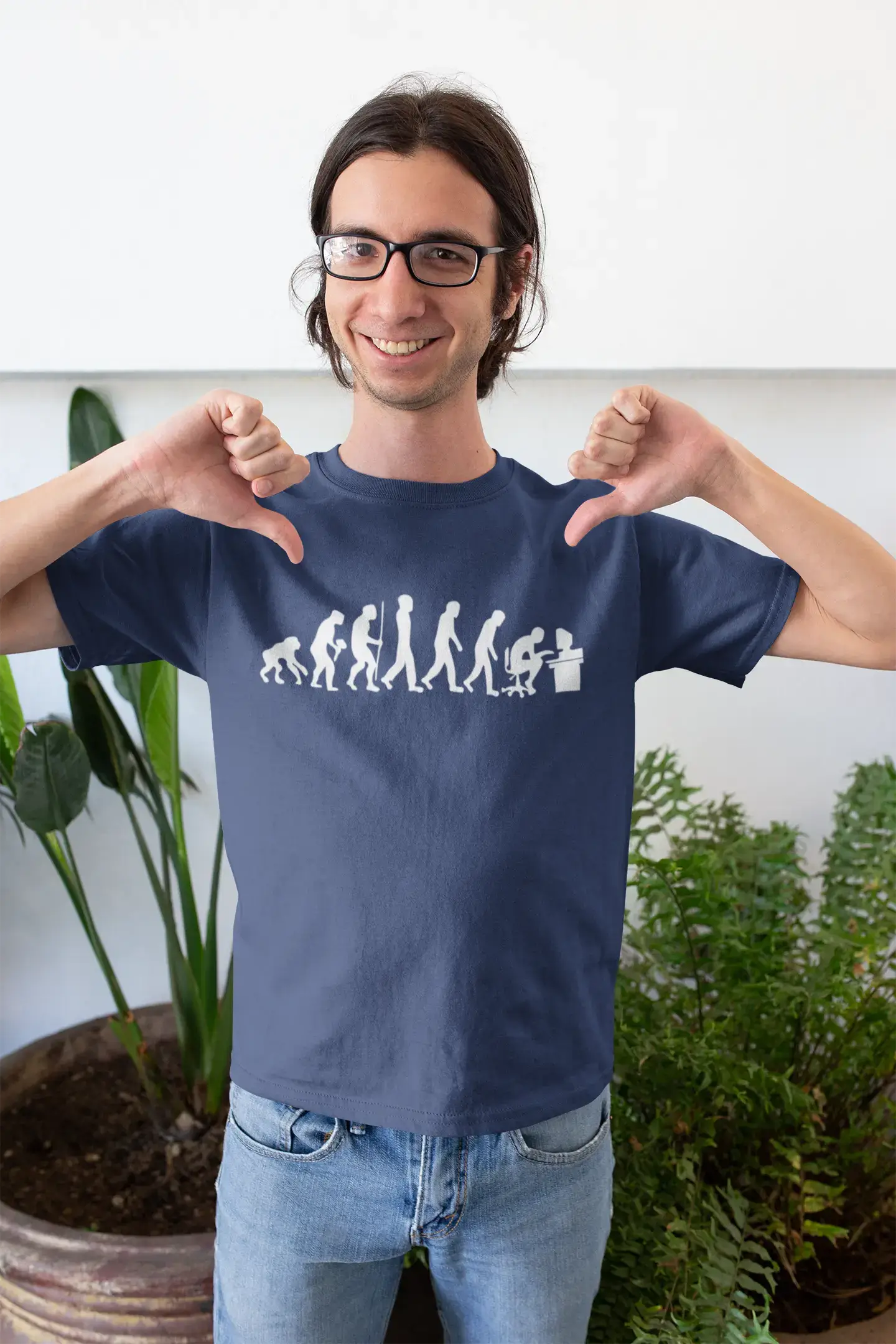 Ultrabasic - Unisex Evolution de l'espèce Informatique Geek T-Shirt