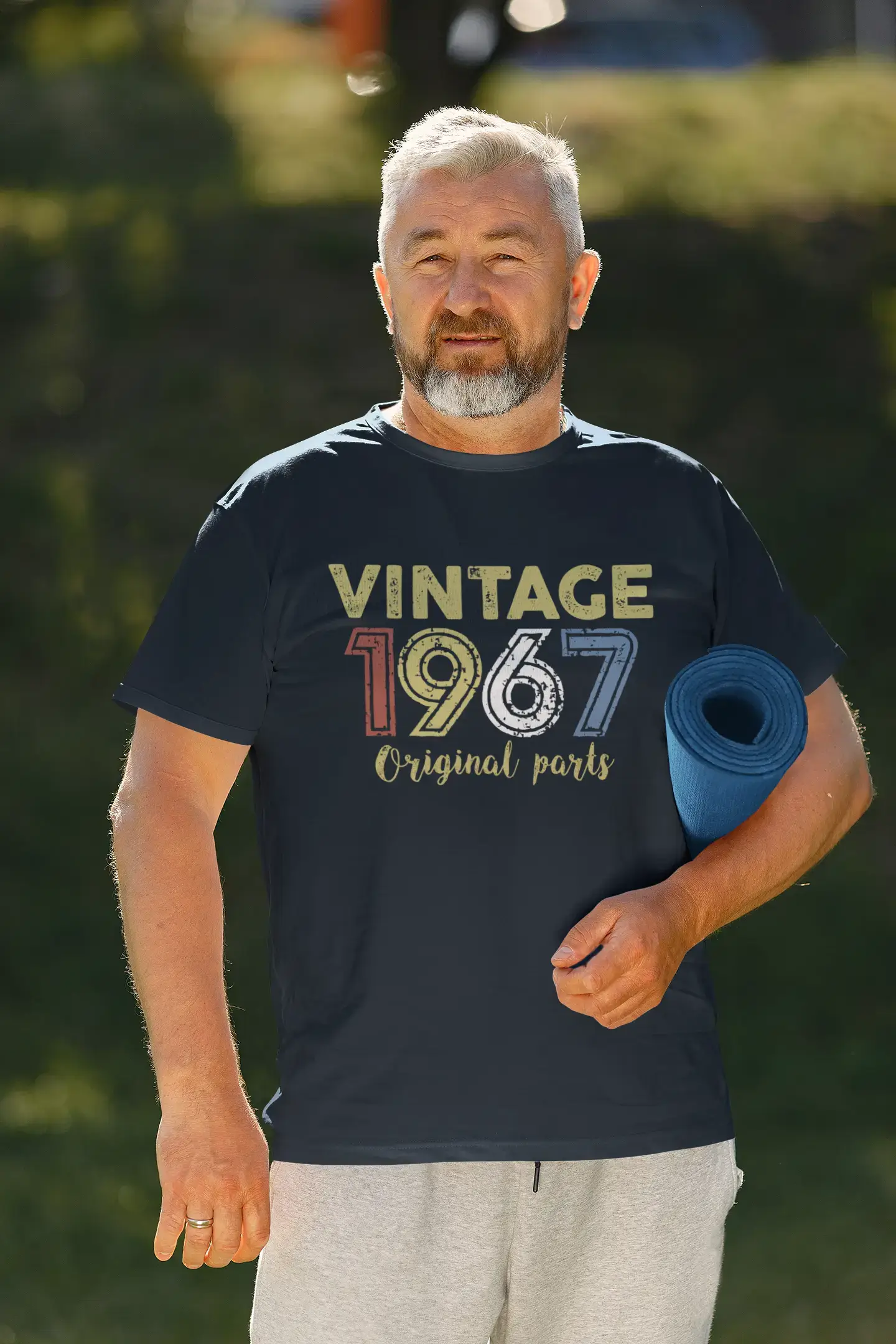 ULTRABASIC - Graphic Printed Men's Vintage 1967 T-Shirt Navy