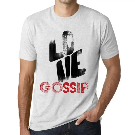 Men's Graphic T-Shirt Love Gossip Eco-Friendly Limited Edition Short Sleeve Tee-Shirt Vintage Birthday Gift Novelty