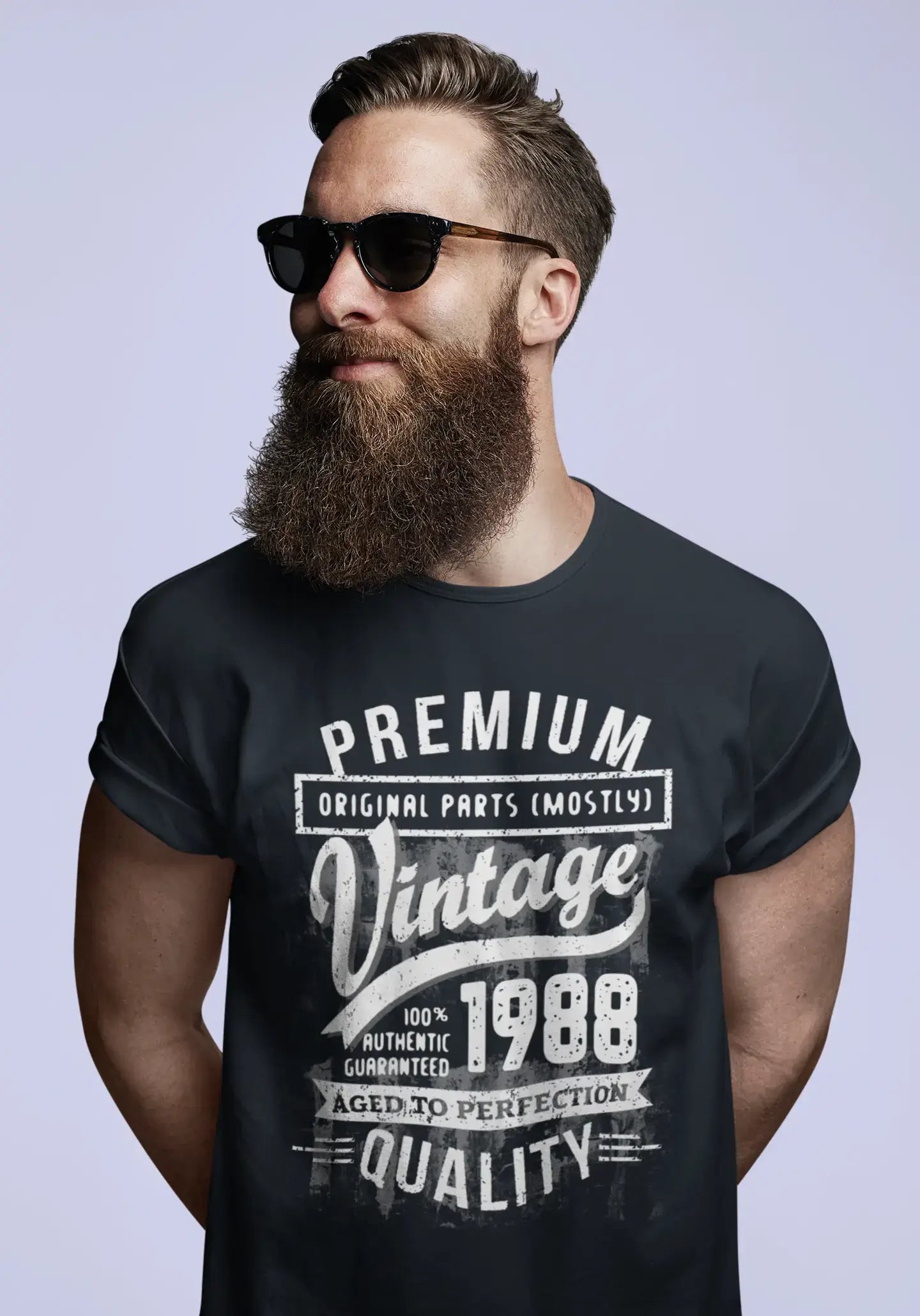 Ultrabasic - Homme T-Shirt Graphique 1988 Aged to Perfection Tee Shirt Cadeau d'anniversaire