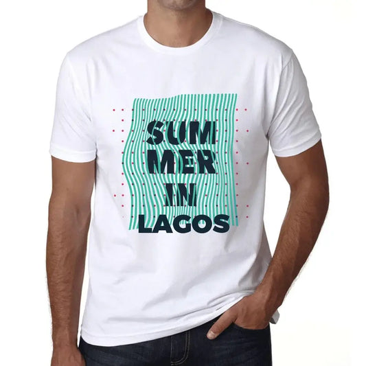 Men's Graphic T-Shirt Summer In Lagos Eco-Friendly Limited Edition Short Sleeve Tee-Shirt Vintage Birthday Gift Novelty