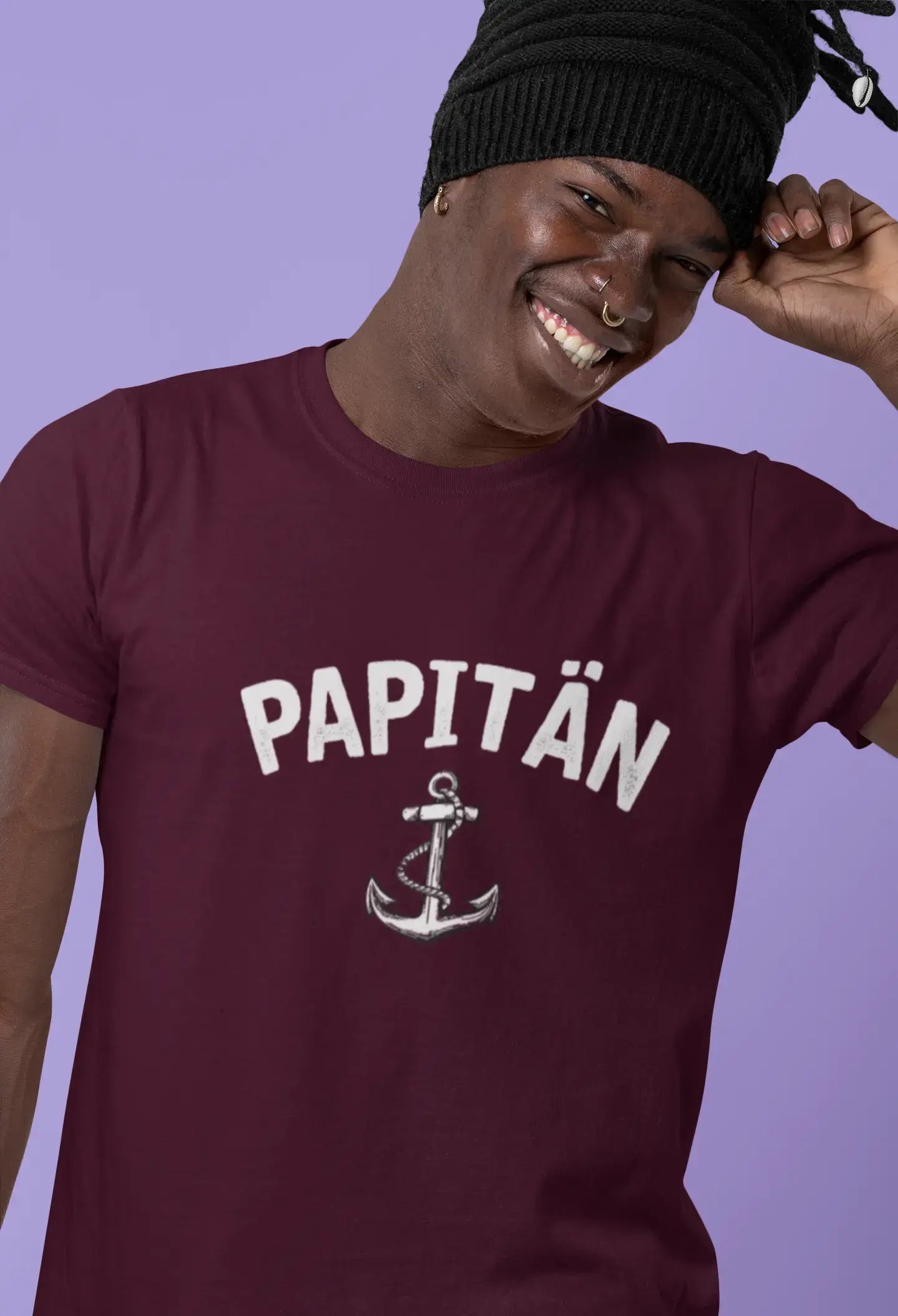 Men's Graphic T-Shirt Papitän Anker Idea Gift