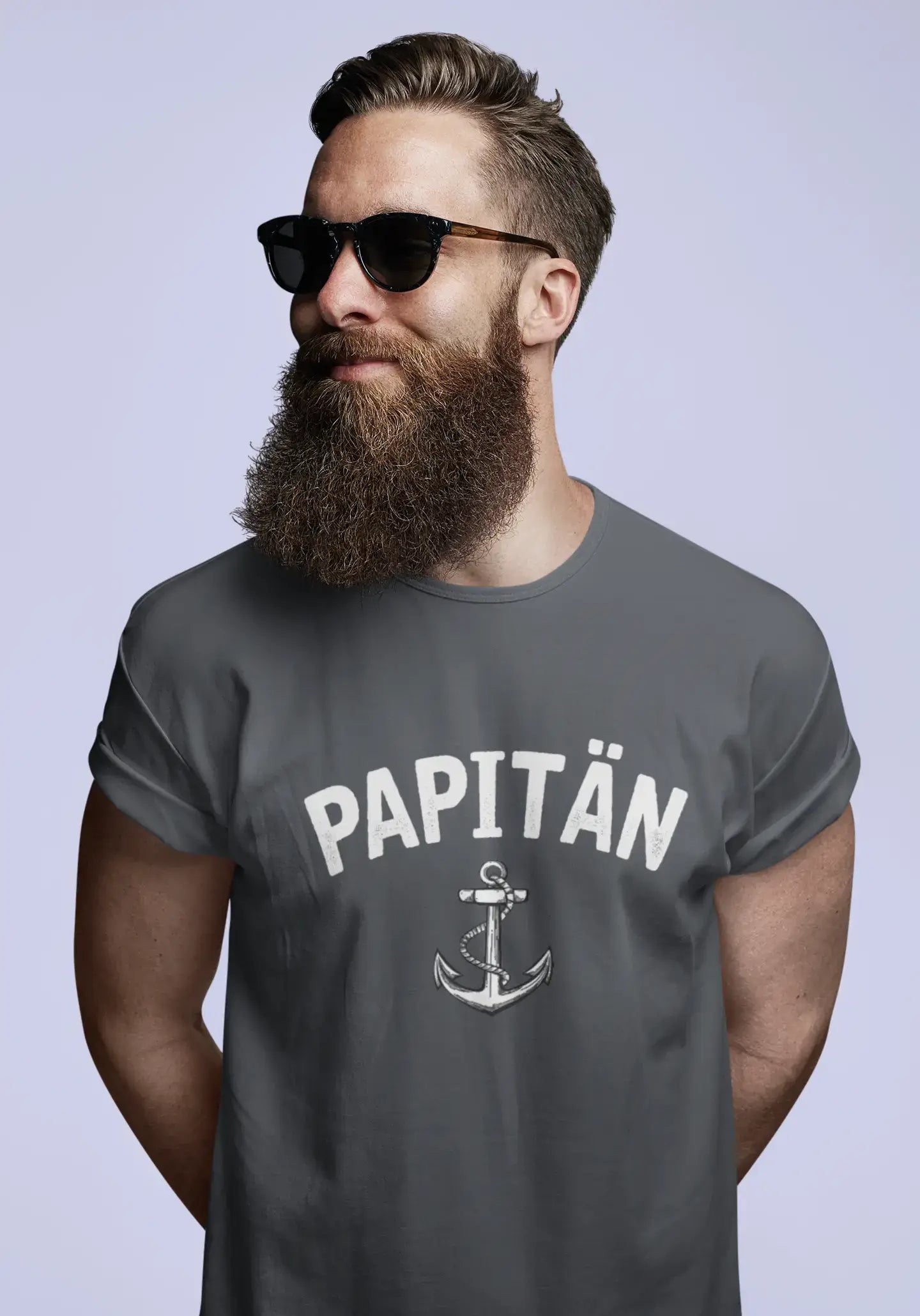 Men's Graphic T-Shirt Papitän Anker Idea Gift