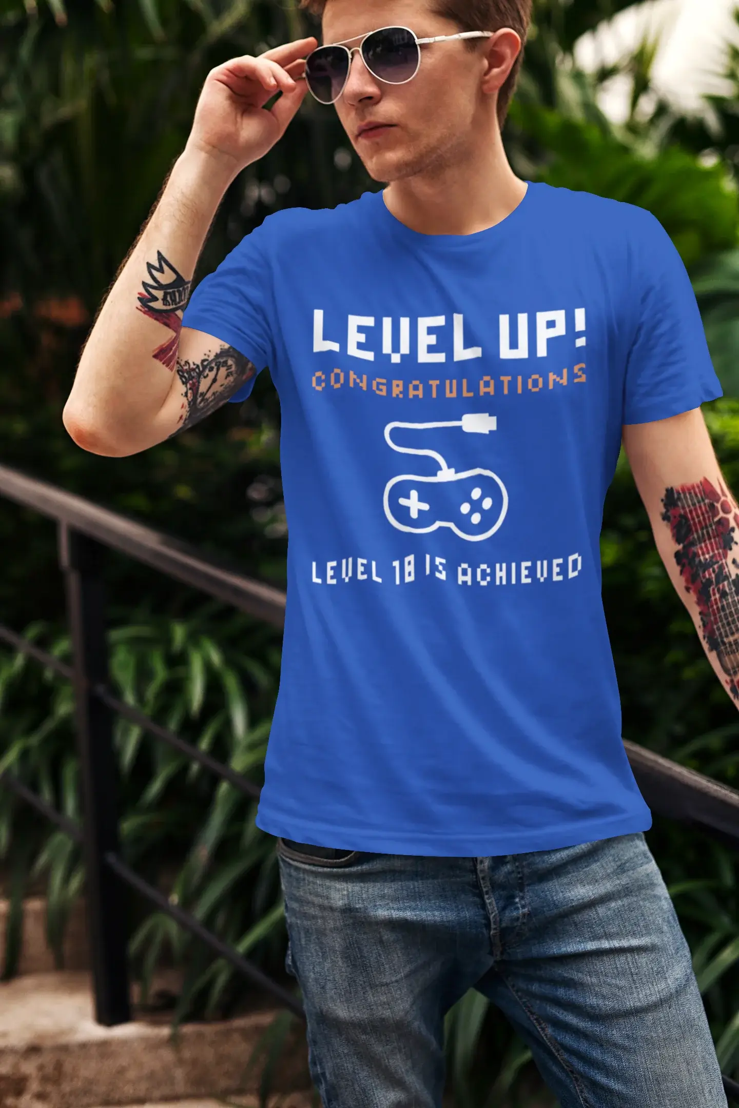 Men's Graphic T-Shirt Level Up! Level Achieved Gift Idea
