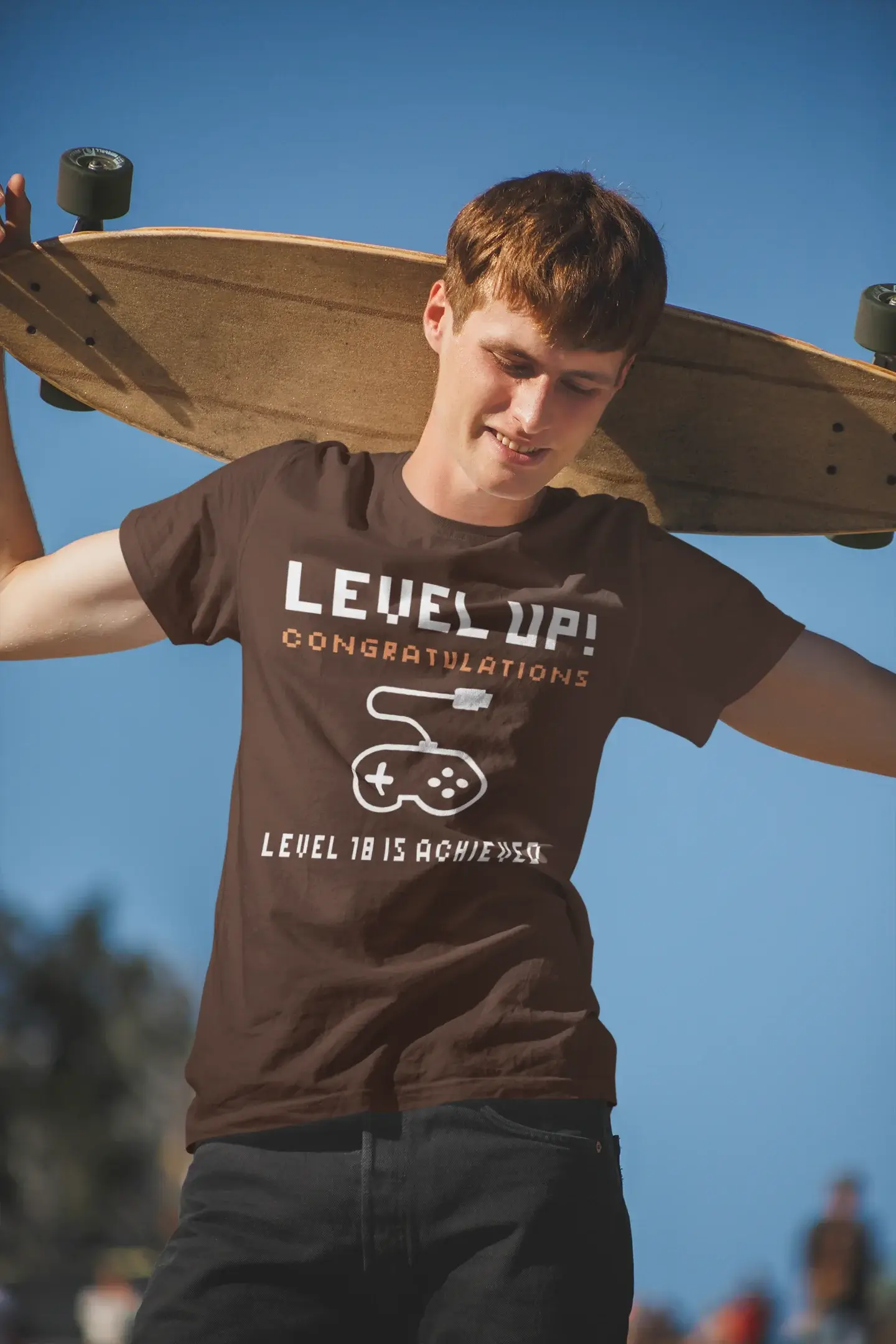 Men's Graphic T-Shirt Level Up! Level Achieved Gift Idea