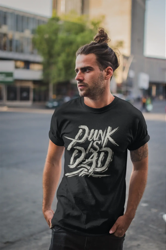 ULTRABASIC Men's T-Shirt Punk Is Dad Father's Day Music Rock Vintage Casual Gift