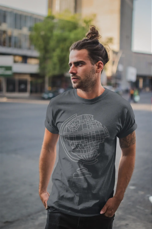 ULTRABASIC Men's Graphic T-Shirt Dead Globe - Decomposed Earth - Funny Shirt