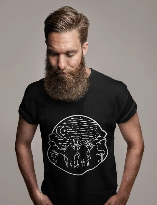 ULTRABASIC Men's Graphic T-Shirt Turtle Warriors - Funny Cartoon Shirt for Men