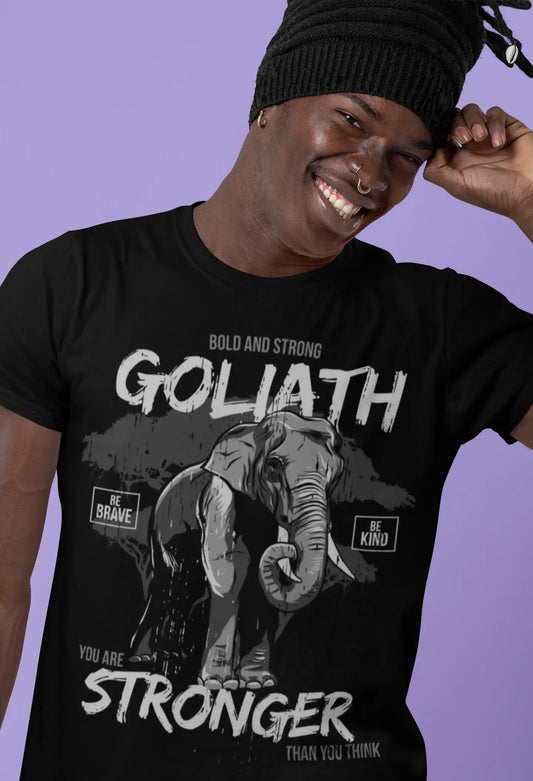 ULTRABASIC Men's T-Shirt You Are Stronger Than You Think - Goliath Elephant Shirt