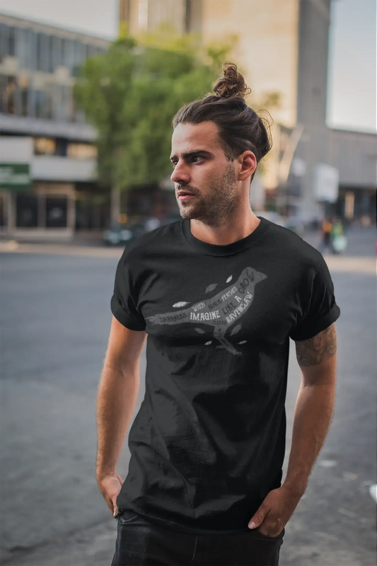 ULTRABASIC Men's Graphic T-Shirt Witch Black Craw Darkness Shirt for Men