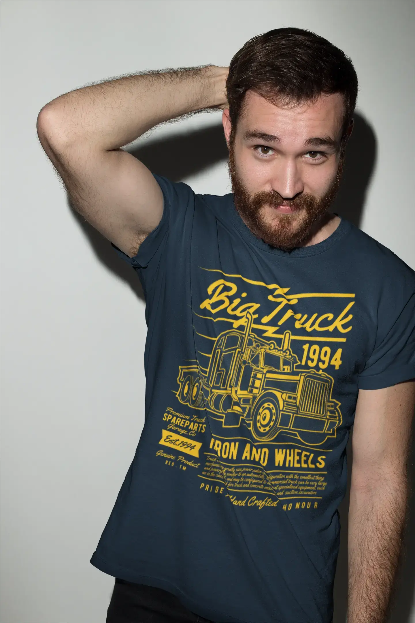 ULTRABASIC Men's T-Shirt Big Truck Since 1994 - Shirt for Truck Drivers