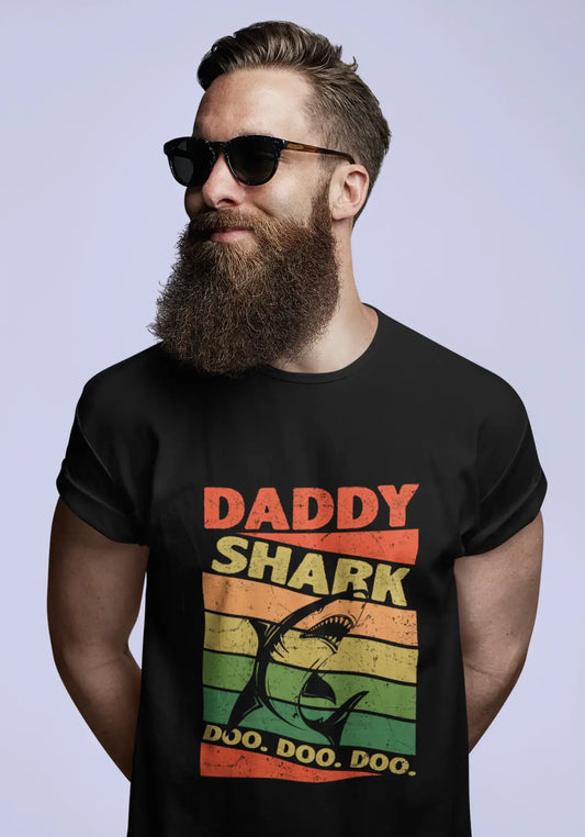ULTRABASIC Men's Vintage T-Shirt Daddy Shark Doo Do Baby - Funny Song Tee Shirt