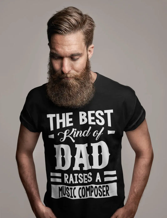 ULTRABASIC Men's Graphic T-Shirt Dad Raises a Music Composer
