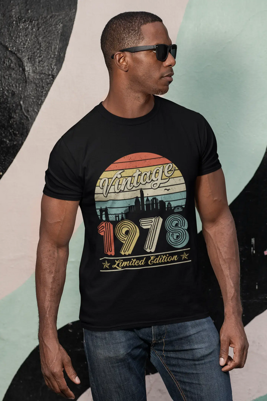 ULTRABASIC Men's T-Shirt Vintage 1978 - Retro 43rd Birthday Gift Tee Shirt