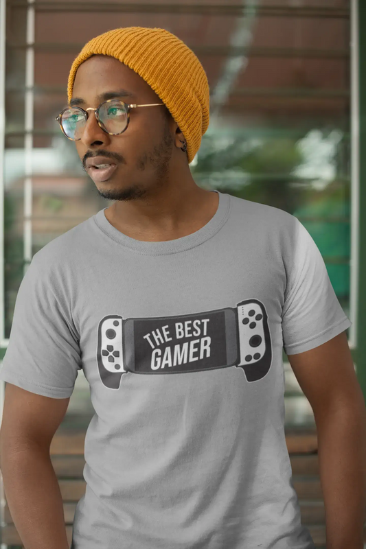 ULTRABASIC Men's Gaming T-Shirt The Best Gamer - Game Controller Gamepad Tee Shirt