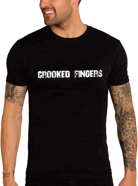 Men's Graphic T-Shirt Crooked Fingers Eco-Friendly Limited Edition Short Sleeve Tee-Shirt Vintage Birthday Gift Novelty