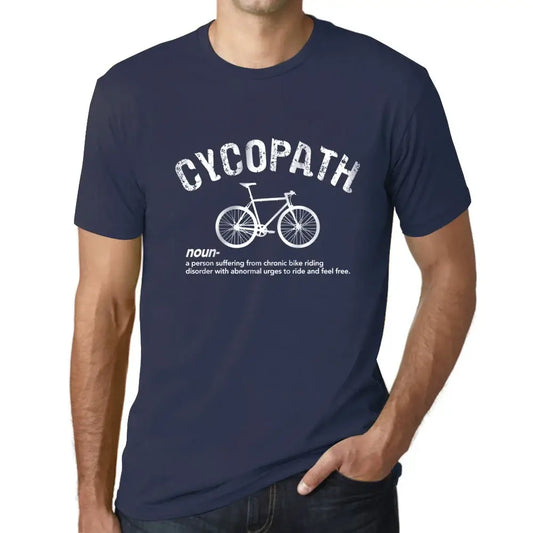 Men's Graphic T-Shirt Cycopath Cycling Theme Eco-Friendly Limited Edition Short Sleeve Tee-Shirt Vintage Birthday Gift Novelty