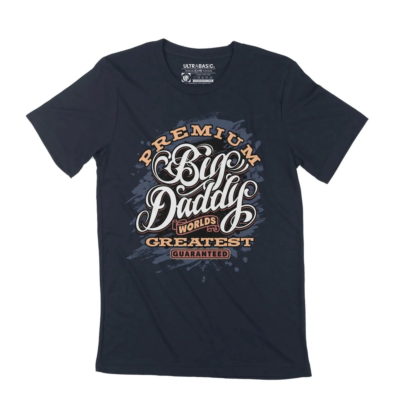 Men's Graphic T-Shirt Premium Big Daddy Worlds Eco-Friendly Limited Edition Short Sleeve Tee-Shirt Vintage Birthday Gift Novelty