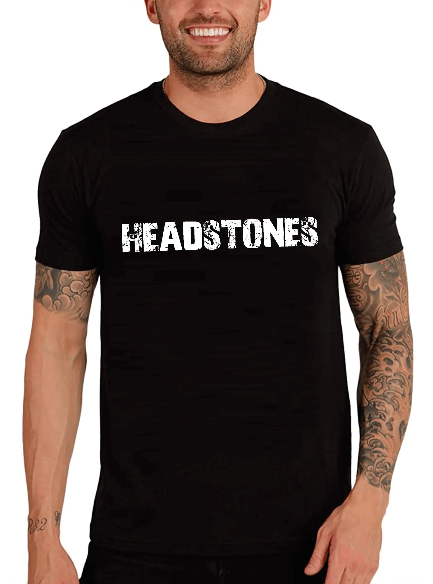 Men's Graphic T-Shirt Headstones Eco-Friendly Limited Edition Short Sleeve Tee-Shirt Vintage Birthday Gift Novelty