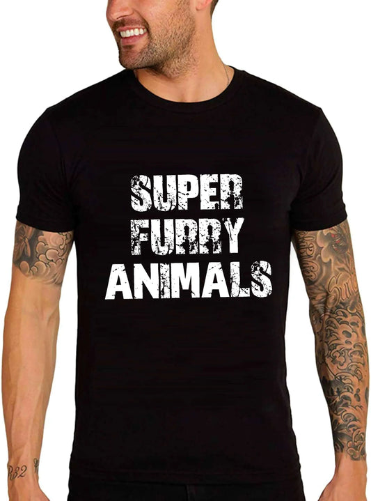 Men's Graphic T-Shirt Super Furry Animals Eco-Friendly Limited Edition Short Sleeve Tee-Shirt Vintage Birthday Gift Novelty