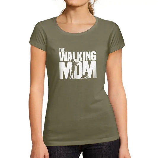 Women's Graphic T-Shirt Organic Walking Mom Eco-Friendly Ladies Limited Edition Short Sleeve Tee-Shirt Vintage Birthday Gift Novelty