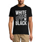 ULTRABASIC Men's Graphic T-Shirt White Is The New Black - Zebra Shirt