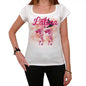 11, Latina, Women's Short Sleeve Round Neck T-shirt 00008 - ultrabasic-com