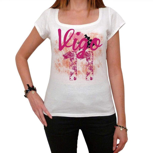 11, Vigo, Women's Short Sleeve Round Neck T-shirt 00008 - ultrabasic-com