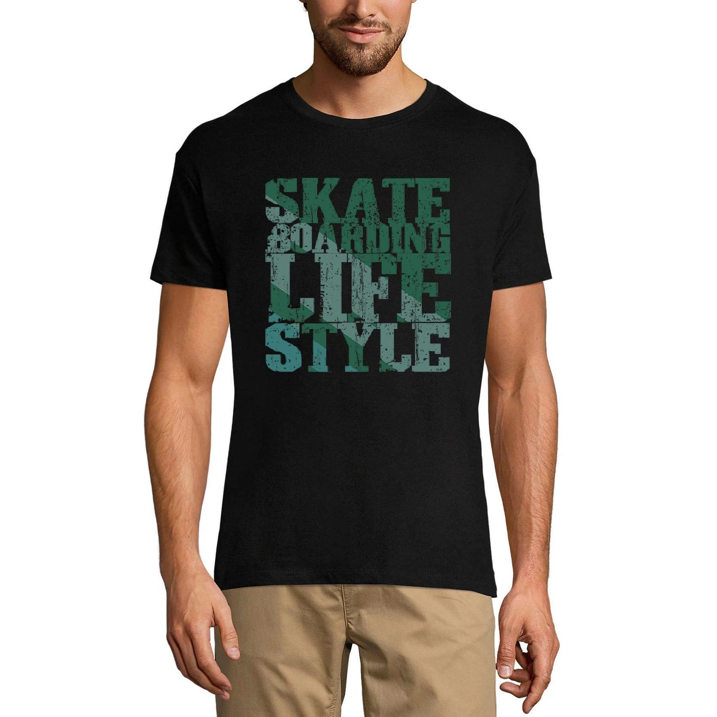ULTRABASIC Men's Novelty T-Shirt Skate Boarding Lifestyle - Skating Tee Shirt